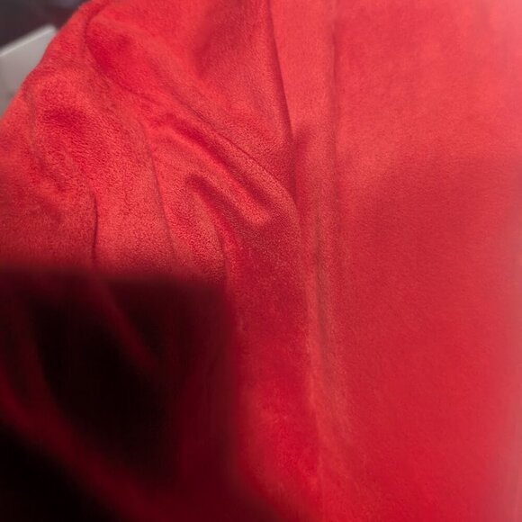 Zara | Suede-effect Dress in Red - Picture 6 of 6